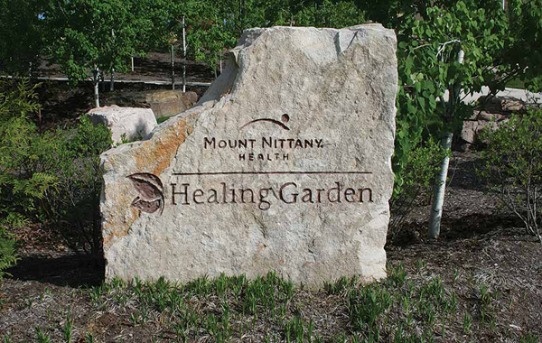 Native Stone Used for Healing Garden at Medical Center in PA