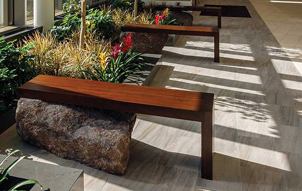 Drawing inspiration from the surrounding landscape