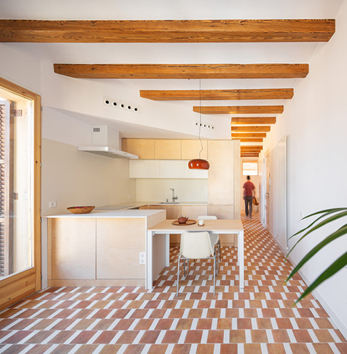 Ceramic Floor Tile Honors Original Design