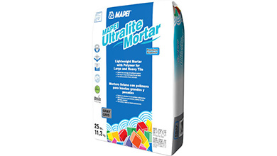 MAPEI Ultralite® Mortar — Now in White AND Gray