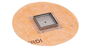 Infinity Drain® Introduces Premium Tile-In Center Drains with Factory-Applied Schluter®-KERDI Fabric