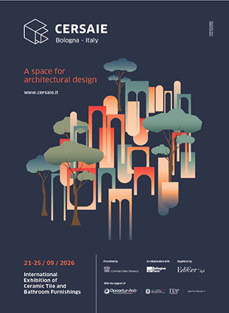 A space for architectural design’—the Cersaie 2026 key visual interprets architecture as a space for relationships