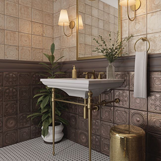 Merola introduces Ritz and Victorian collections inspired by tin tile