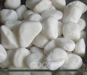 White pebble stone 