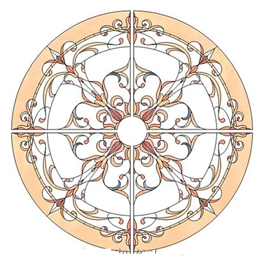 Waterjet Marble Medallion