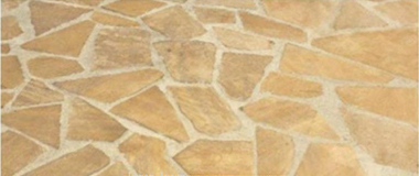 yellow limestone flagstone pavers