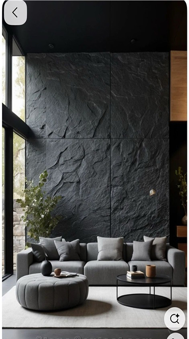  Dark Natural Stone Wall Cladding