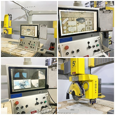 CNC 5-Axis Bridge Saw machine