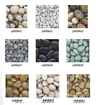 pebble stones