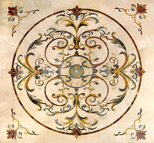 Water-jet medallions